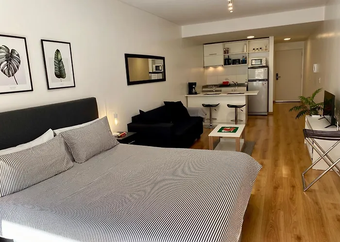 Apartamento Centrico Y Moderno Con Balcon, Piscina, Gimnasio Y Laundry