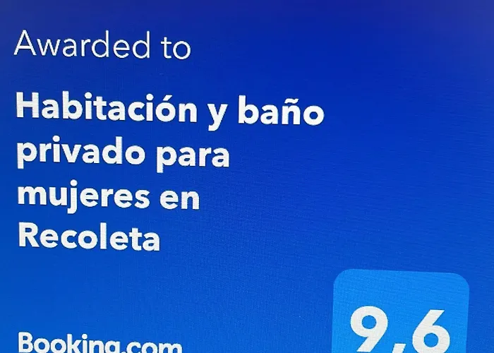 Habitación y baño privado para mujeres en Recoleta