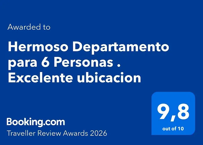 Hermoso Departamento Para 6 Personas . Excelente Ubicacion